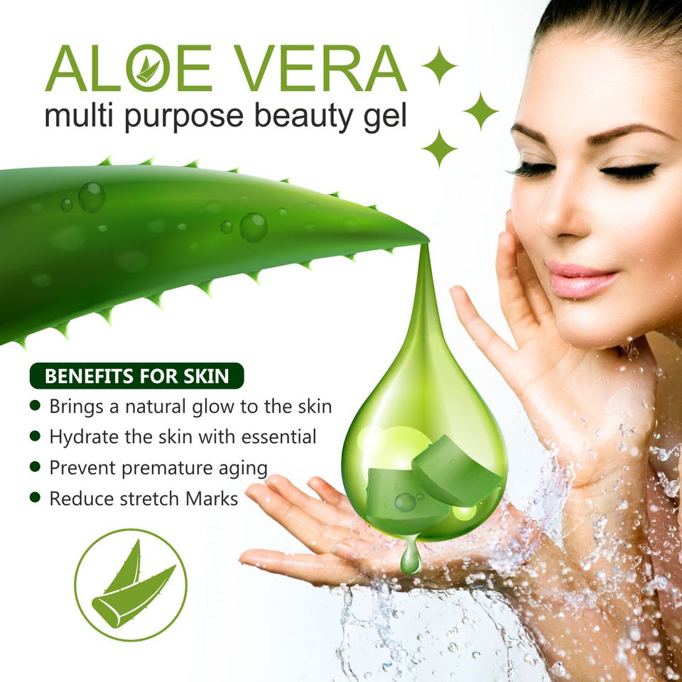 Aloe Vera Gel for Face and Hair