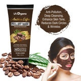 Arabica Coffee Peel Off Mask with Tea Tree & Aloe Vera Extracts For Anti-Pollution & Reduces Dark Circles