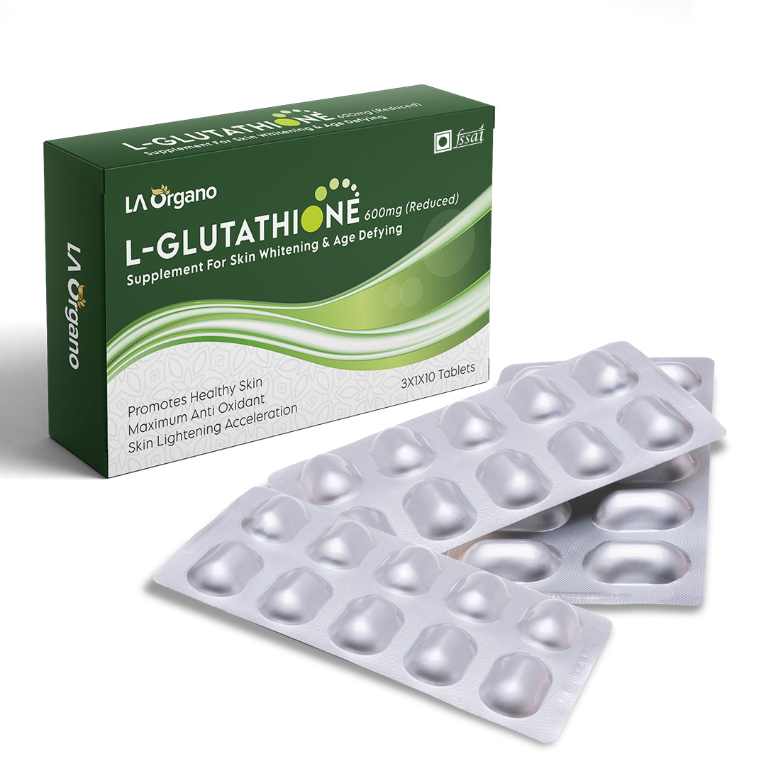L-Glutathione with Vitamin C Supplement for Brighten Skin, Anti-Ageing LA Organo L-Glutathione with Vitamin C Supplement for Brighten Skin, Anti-Ageing LA Organo