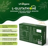 L-Glutathione with Vitamin C Supplement for Brighten Skin, Anti-Ageing, Skin Radiance, Youthful Skin & Skin Glow