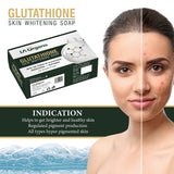 Glutathione Skin whitening Soap with Activated Charcoal Peel Off Mask(100g) Skin Care Combo