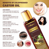 Castor Oil For Stronger Hair & Skin - For All Hair Type 200ml