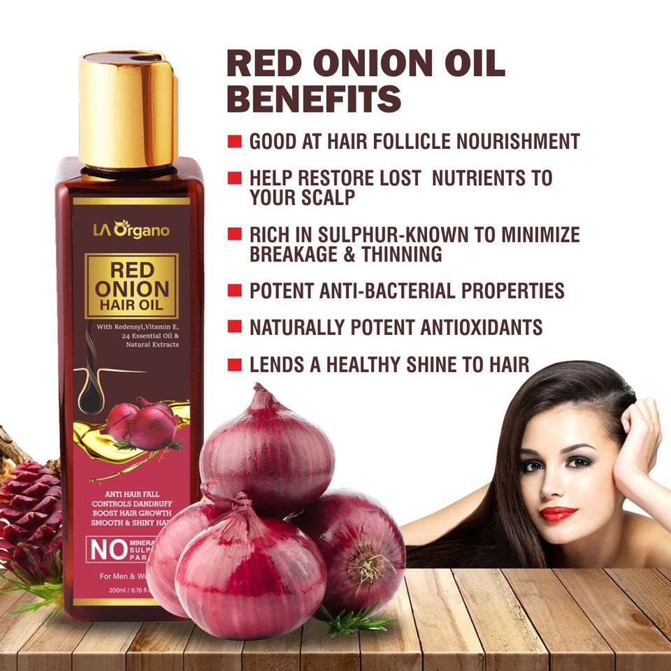 Red Onion Hair Oil for Hair Growth