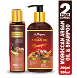 Argan Hair Oil & Shampoo For Hair Growth,Smooth & Shiny Hair- Perfect Hair Care Combo(Pack of 2)
