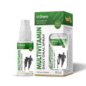 LA Organo Multivitamin Daily Oral Spray to Increase Immunity, Energy & Stamina- 240 Spray  (40 ml)