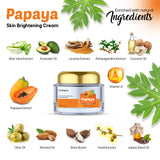 Papaya Cream for Skin Brightening & Whitening Enriched with Arbutin, Vitamin E, Kojic Acid & Licorice Extract (50 gm)