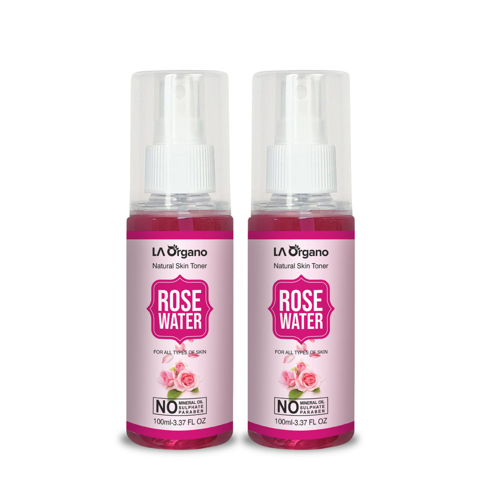 LA Organo Pure & Natural Rose Water/Skin Toner, Gulab Jal
