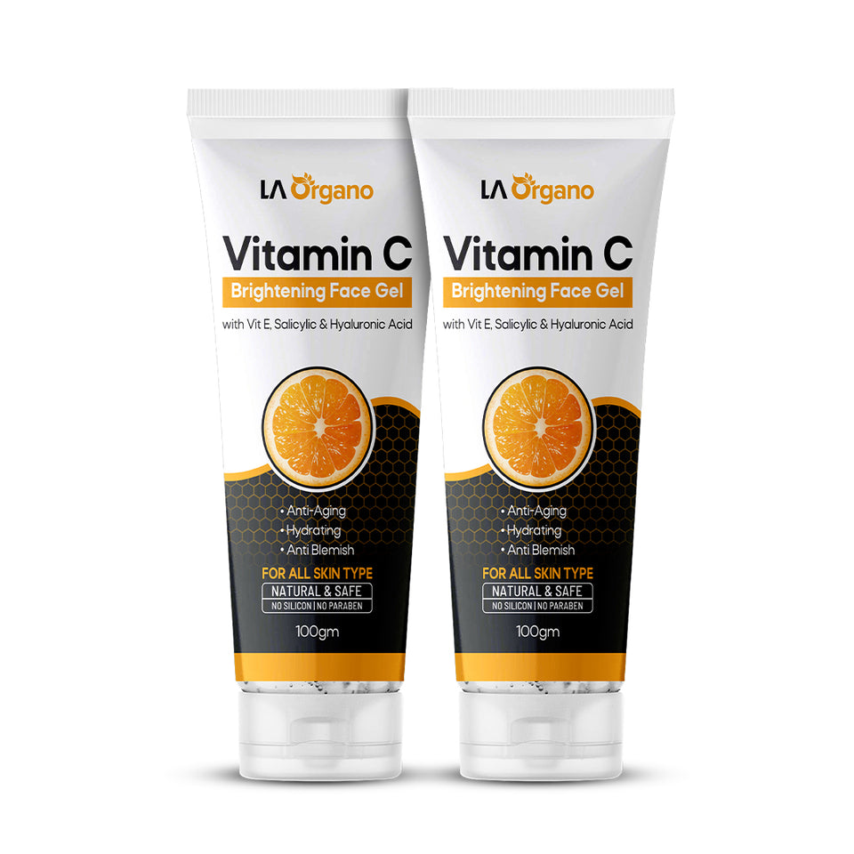 Vitamin C Face Gel With Vitamin E, Hyaluronic & Salicylic Acid For Anti-Aging  (200 g)
