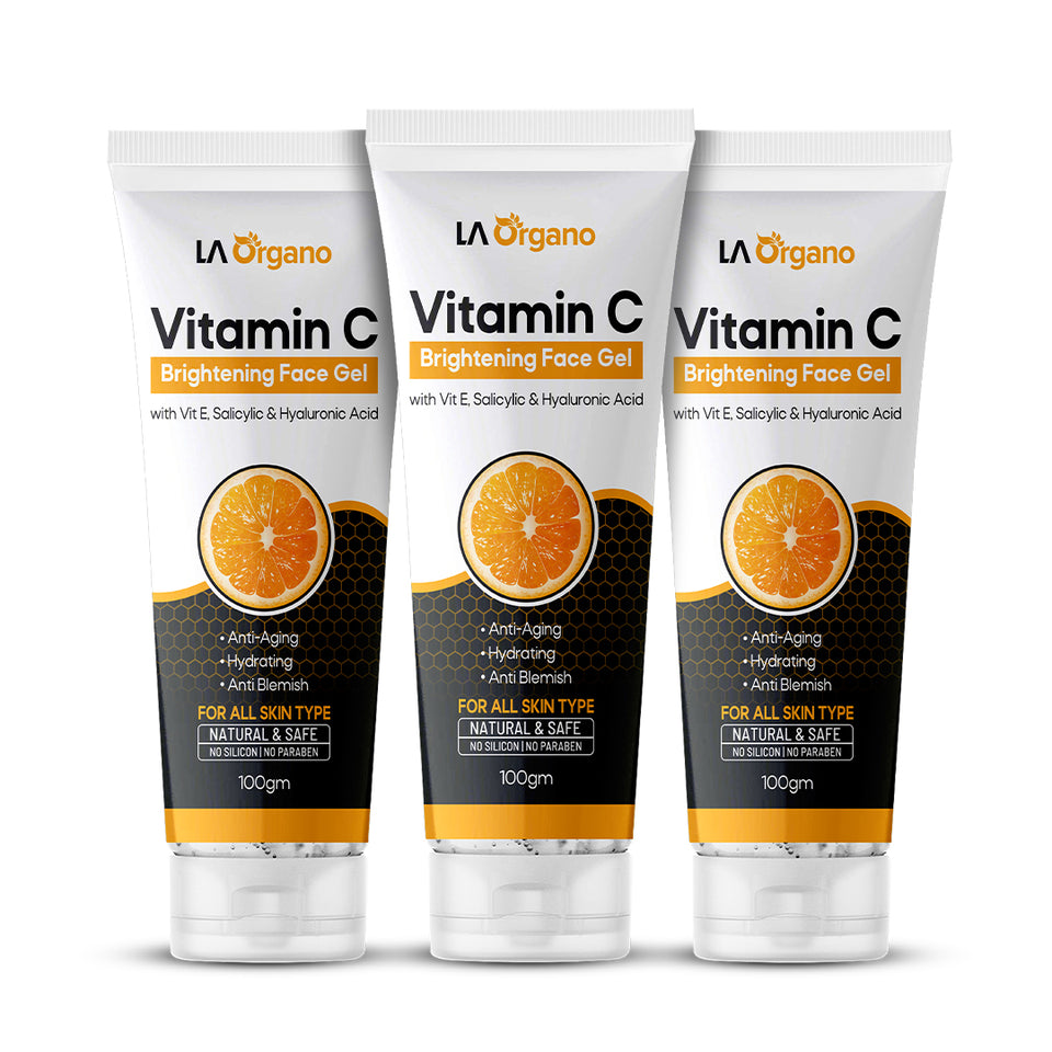 Vitamin C Face Gel With Vitamin E, Hyaluronic & Salicylic Acid For Anti-Aging  (200 g)