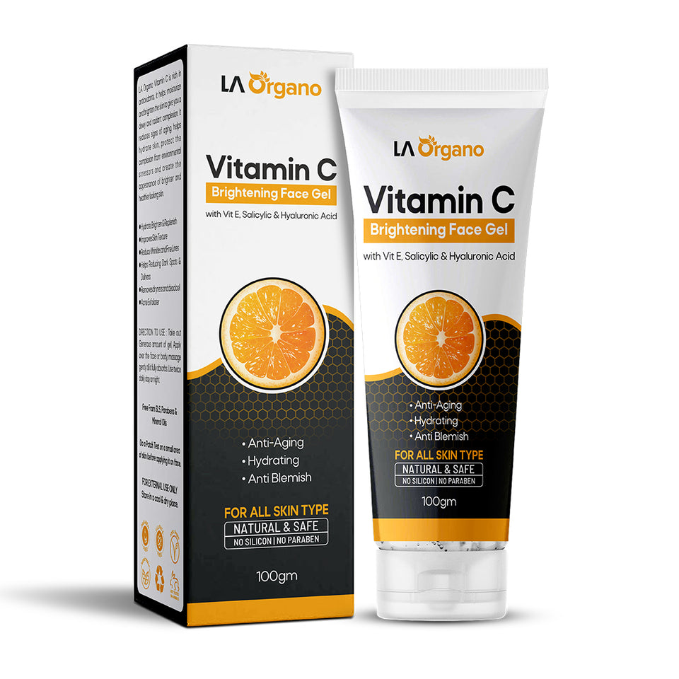 Vitamin C Face Gel With Vitamin E, Hyaluronic & Salicylic Acid For Anti-Aging  (200 g)
