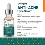 Fights Acne & Pimples with Anti Acne Serum with Niacinamide 30, TeaTree, Vit C -30 ml