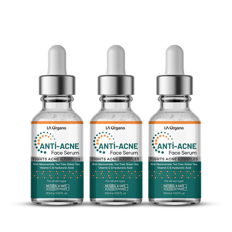 Fights Acne & Pimples with Anti Acne Serum with Niacinamide 30, TeaTree, Vit C -30 ml