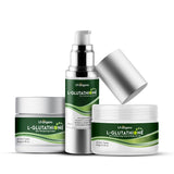 LA Organo Glutathione Cream, 50g & Glutathione Face Scrub, 50g & Glutathione Serum, 30ml (Pack of 3)