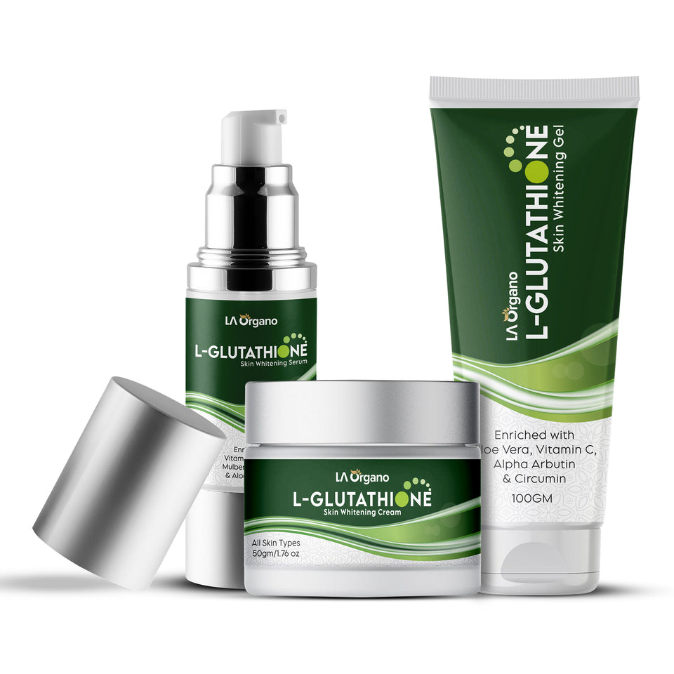 LA Organo Glutathione Cream, 50g & Glutathione Serum, 30ml & Glutathio LA Organo Glutathione Cream, 50g & Glutathione Serum, 30ml & Glutathio