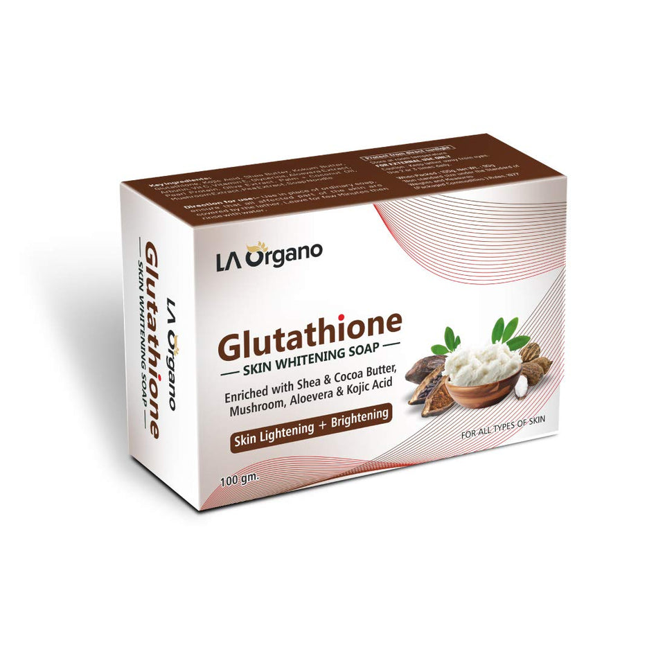 glutathione chocolate Glutathione Shea Cocoa Butter Skin Whitening Soap – LA Organo