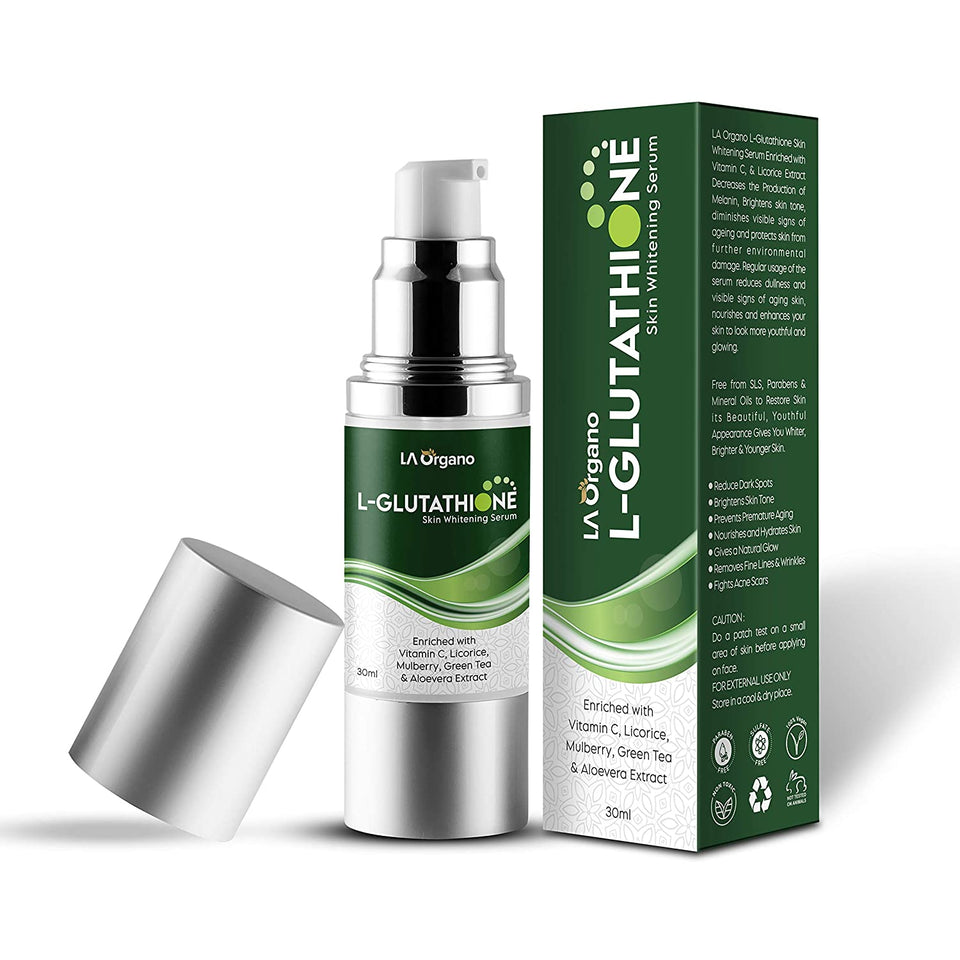 LA Organo L-Glutathione Serum for Skin Whitening & Damage Reduction - LA Organo L-Glutathione Serum for Skin Whitening & Damage Reduction -