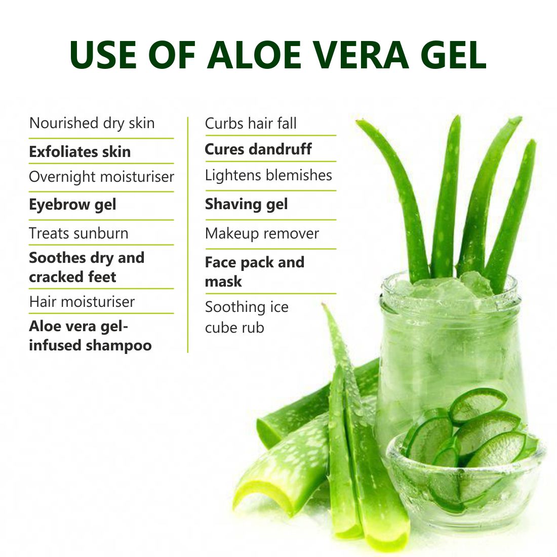 Aloe Vera Gel for and Hair - LA