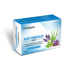 LA Organo Anti Wrinkle Soap Enriched with Aloe Vera, Vit E Soap