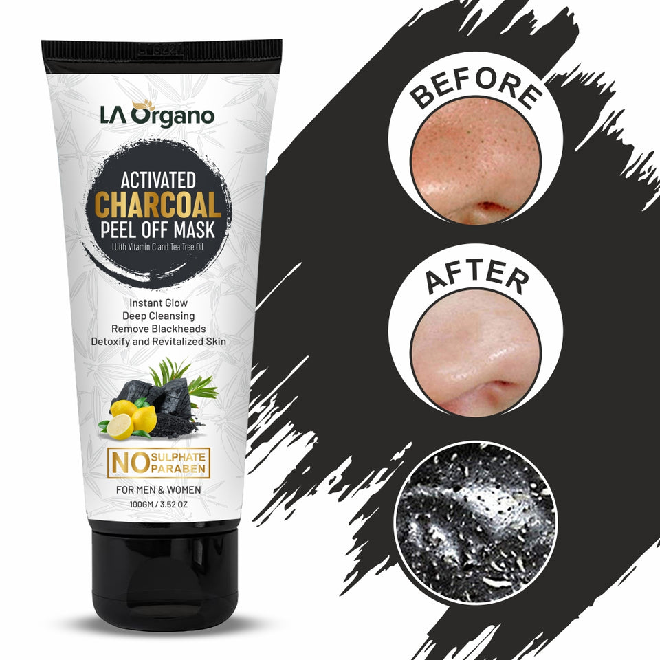 ACTIVATED CHARCOAL PEEL OFF MASK + CHARCOAL DEAD SEA MUD MASK