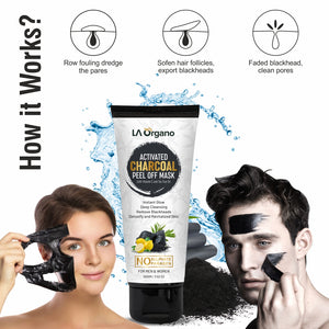 Glutathione Skin whitening Soap with Activated Charcoal Peel Off Mask(100g) Skin Care Combo