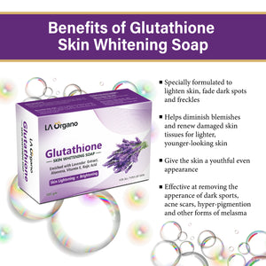 Glutathione Lavender Skin Whitening Soap