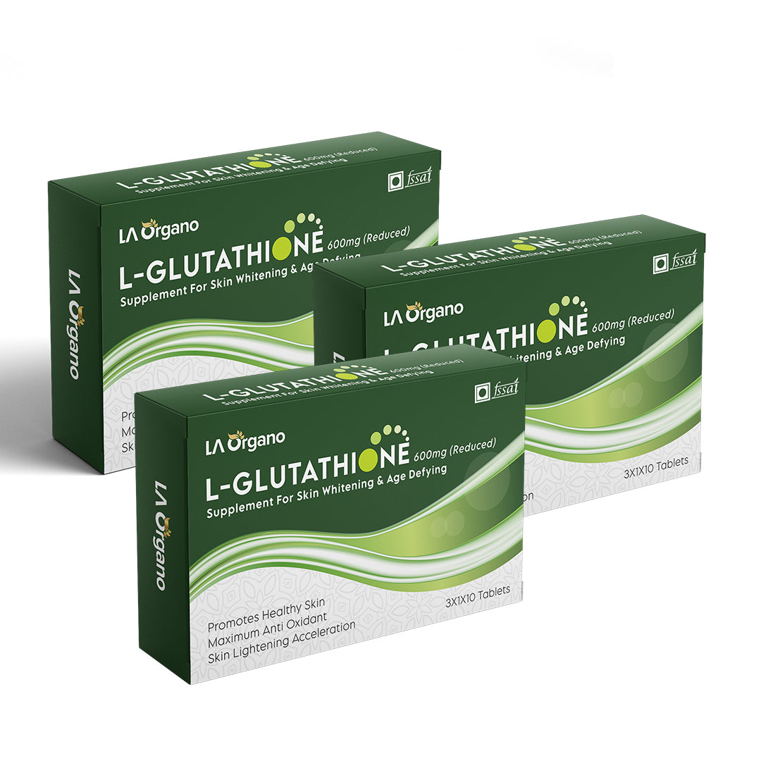 L-Glutathione with Vitamin C Supplement for Brighten Skin, Anti-Ageing LA Organo L-Glutathione with Vitamin C Supplement for Brighten Skin, Anti-Ageing LA Organo