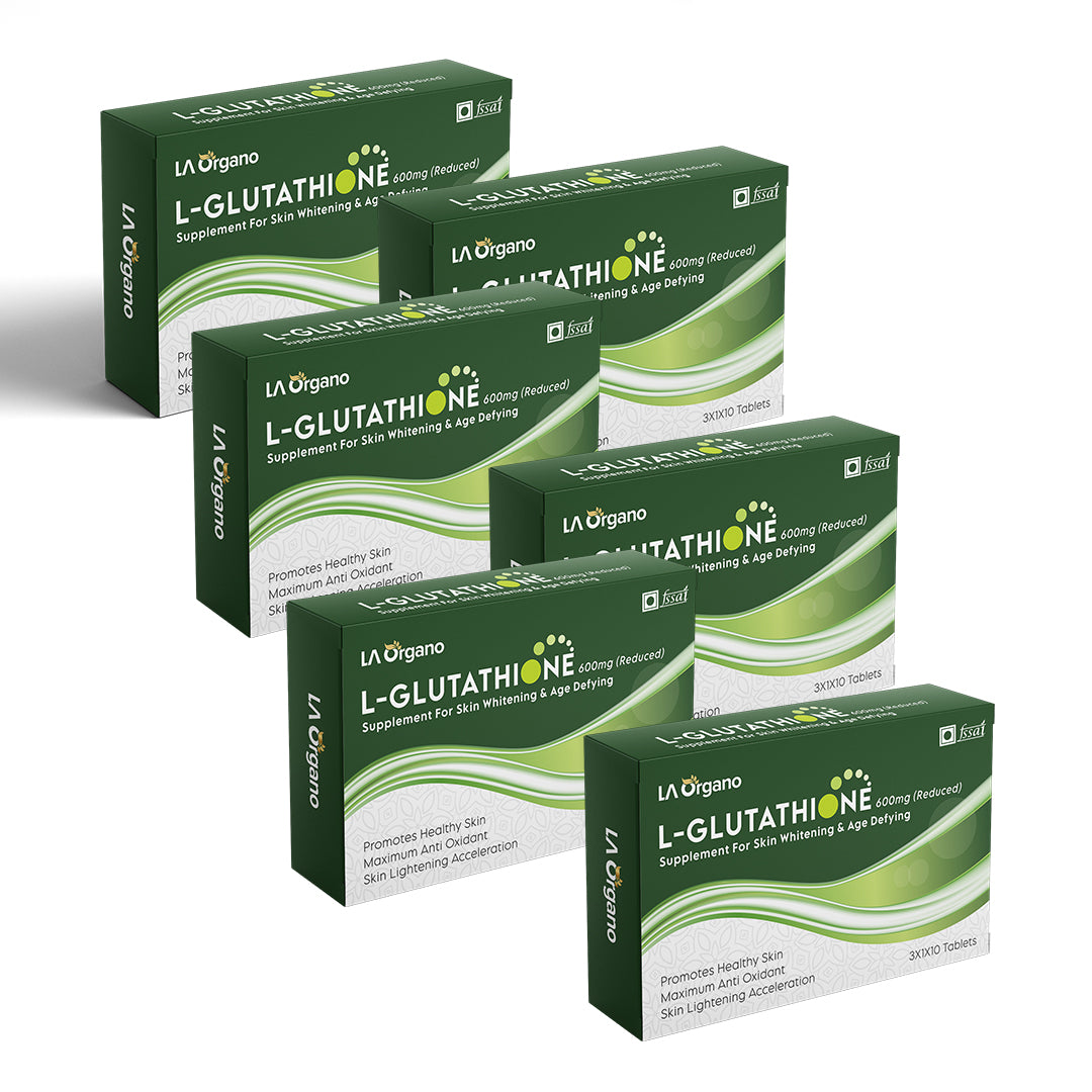 L-Glutathione with Vitamin C Supplement for Brighten Skin, Anti-Ageing LA Organo L-Glutathione with Vitamin C Supplement for Brighten Skin, Anti-Ageing LA Organo
