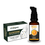 Glutathione Skin whitening Soap(100g) with 20% Vit C Face Glow Serum(30ml) Skin Care Combo