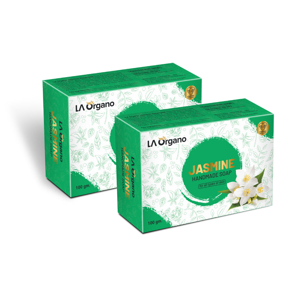 LA Organo Jasmine Handamde Natural Bath Bar Soap