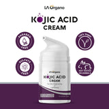 LA Organo Kojic Acid Cream for Skin Brightening & Lightening With Vitamin E & Niacinamide  (50 g)