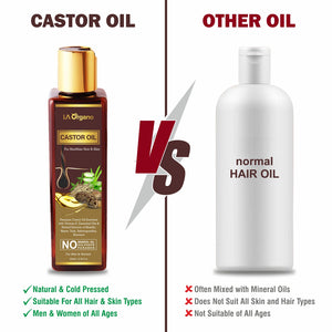 Castor Oil For Stronger Hair & Skin - For All Hair Type 200ml