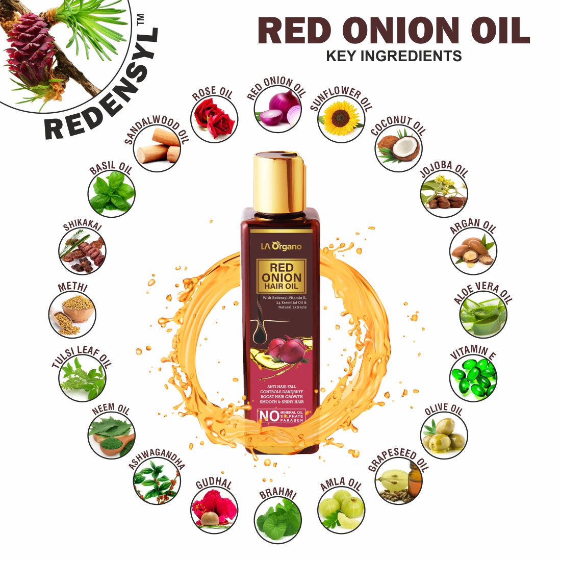 Stunning Red Onion Oil For Hair Scene for Desktop
