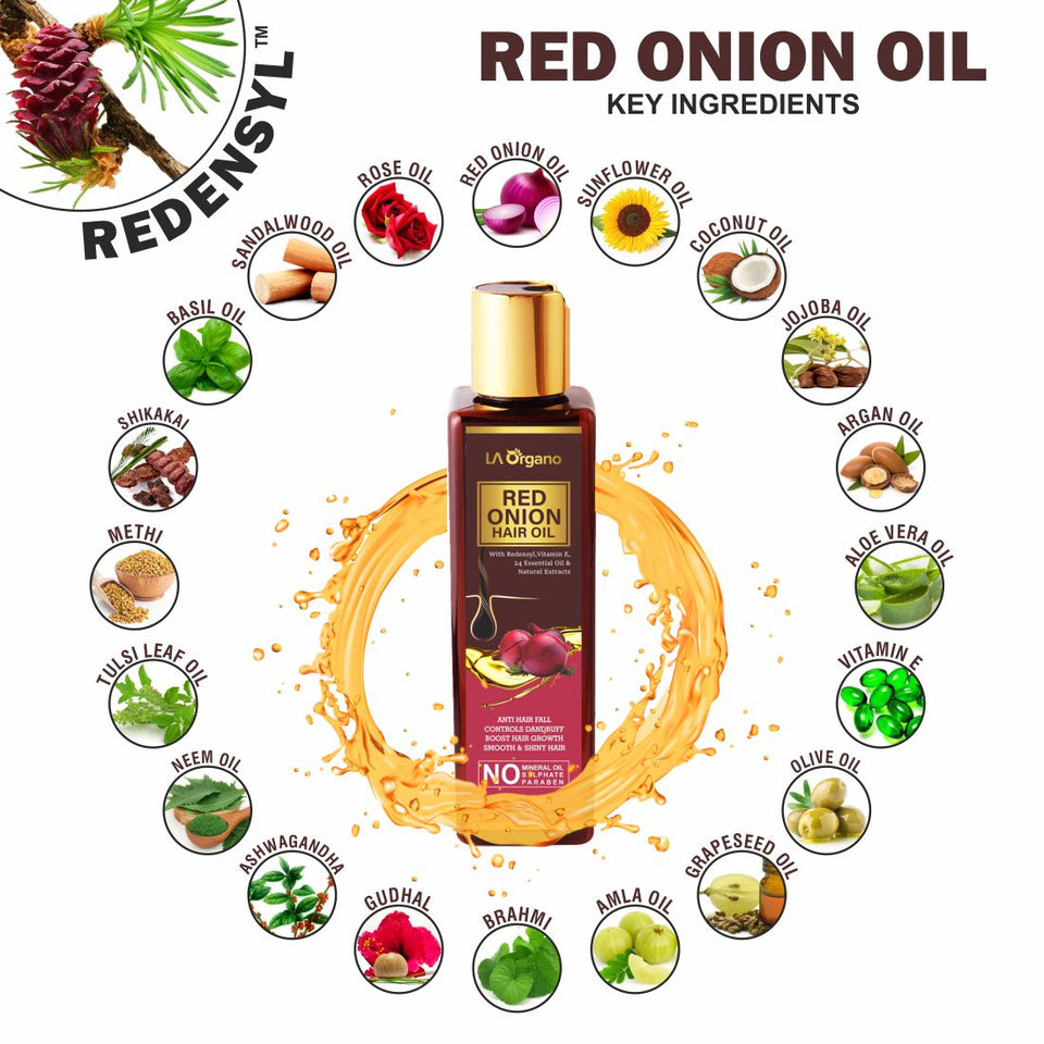 Red Onion Hair Oil for Hair Growth