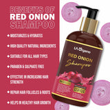 Red Onion Hair Oil + Red Onion Shampoo (Combo)