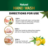 Natural Hand Wash With Neem & Lemon 200ml