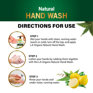Natural Hand Wash With Neem & Lemon 200ml (Pack of 2)
