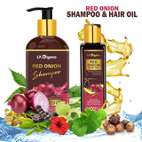 Red Onion Hair Oil + Red Onion Shampoo (Combo)