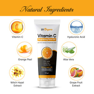 Vitamin C Face Gel With Vitamin E, Hyaluronic & Salicylic Acid For Anti-Aging  (200 g)