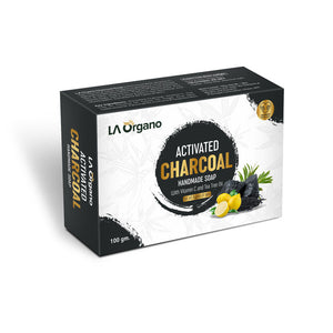 LA Organo Charcoal Handmade Natural Bath Soap