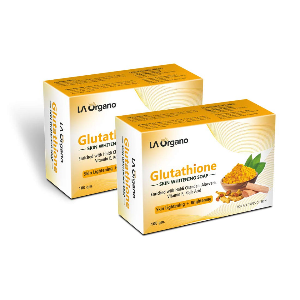 Glutathione Haldi Chandan Skin Whitening Soap – LA Organo